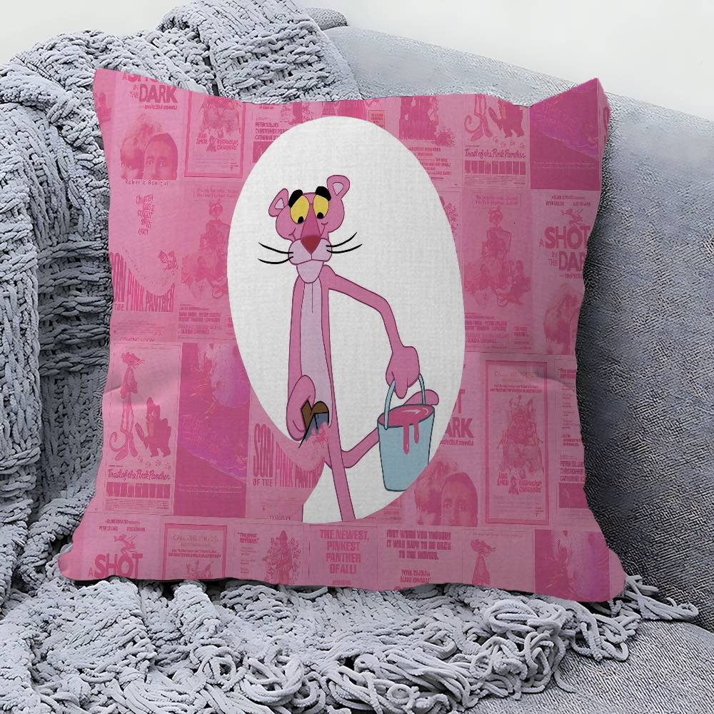P-Pink P-PantherS Kissenbezug Kissenhülle Polsterung Sofa Überwurf Kissen Heimdeko Kissenbezug