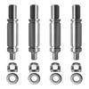 Set of 4 Reinforced Dryer Drum Roller Shaft Set Suitable for Quiet Operation and Compatibility with Multiple Brands