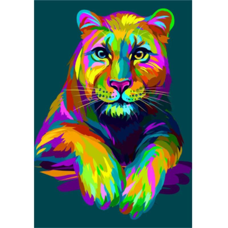 5D DIY Diamond Painting Oil Painting Animals Diamond Embroidery Cross Stitch Kit Full Rhinestone Mosaic Home Decor