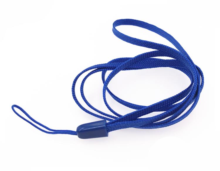 100Pcs Long Neck Hanging Rope Fine Lanyard Safety Rope For Keys ID Card Holder Phone Camera  of Simple Colored Keychain