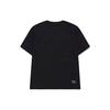 FILA Breathable Knit Short Sleeve T-Shirt Women Tops Black F11W218104F-BK