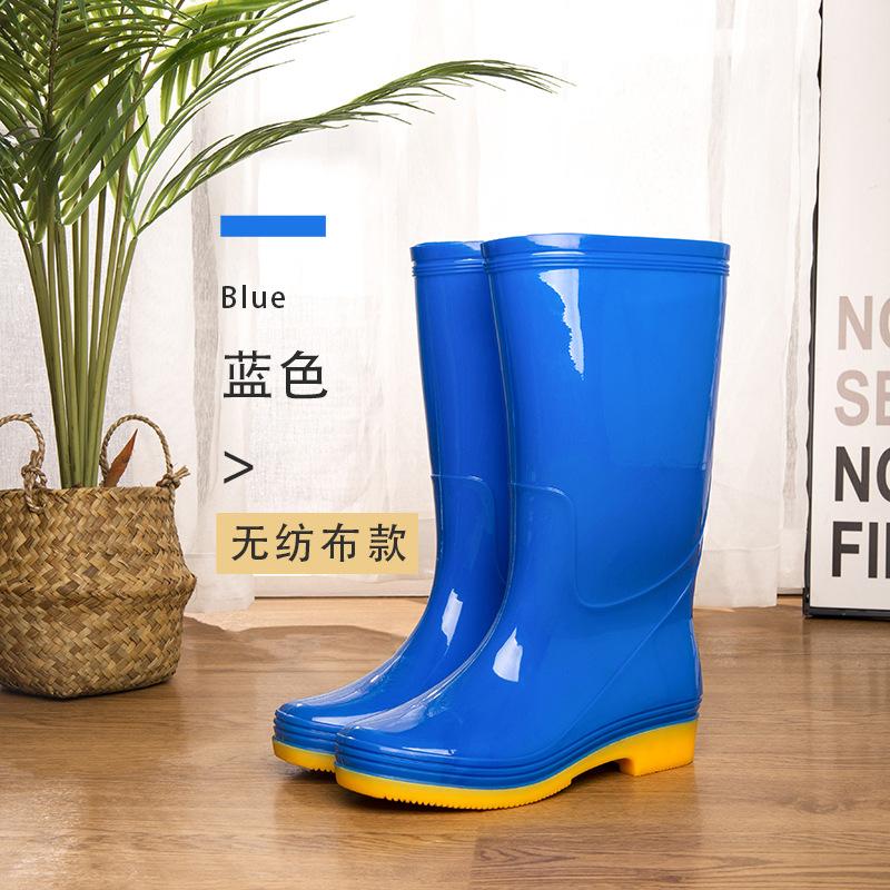 Water Shoes Without Lining Women's Tall Water Boots Long Boots No Mesh Non-slip Rain Boots Women's Rubber Shoes