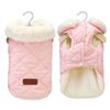Winter Pet Jacket Clothes Super Warm Small Dogs Clothing With Fur Collar Cotton Pet Outfits French Bulldog Coat Vest Chihuahua