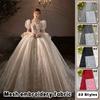 1 Yard Luxury African Heavy Bead Lace Sequins Fabric For Diy Sewing Wedding Party Dress Sparkly Transparent Tulle Lace Fabric