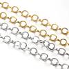 Wholesale 2m/lot Stainless Steel Polishing O-Ring Chain for Necklace DIY Jewelry Making Findings Handmade Supplies