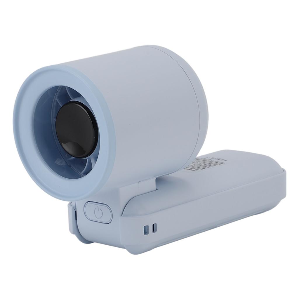 Portable Handheld Turbo Fan Quiet 5 Speed 3000mAh Battery Operated Hand Neck Desk Fan 135 Degree