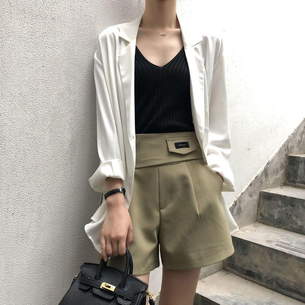 2024 Summer Women's Loose Chiffon Suit Jacket – Korean & British Design