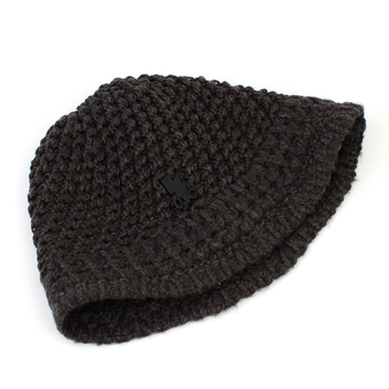 Universal Chemistry Onetone Charcoal Knit Bucket Hat