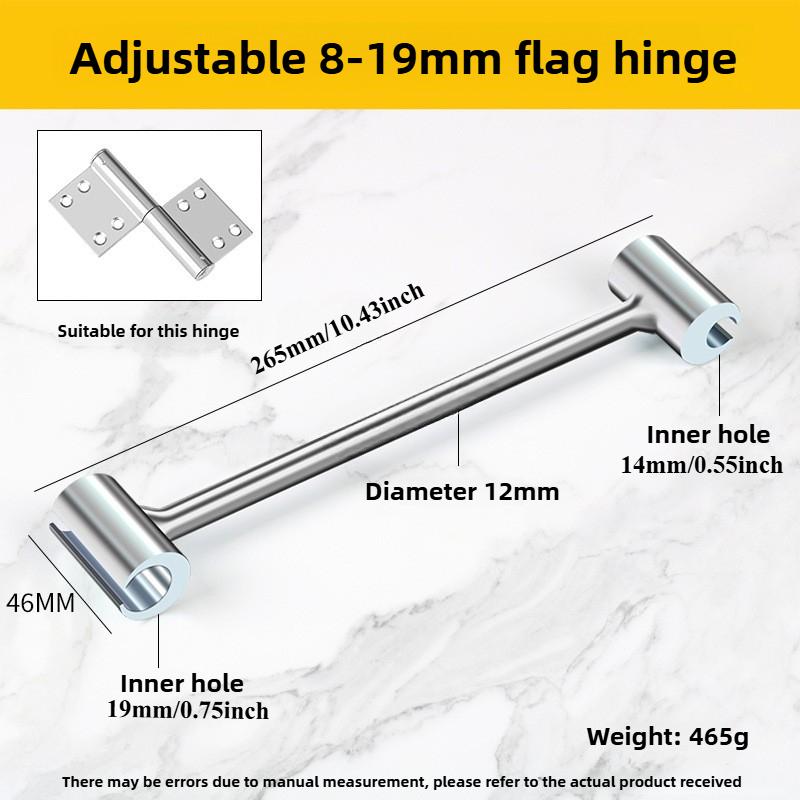 Hinge Gaps Adjusting Wrench Double Head Door Hinge Repair Spanner Labor-Saving Wrench For Home Hinge Gaps Repair Tools