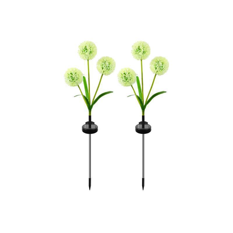 Solar Powered Dandelion Simulation LED Lights, Courtyard Garden Decorative Lights, Outdoor Lawn Landscape Ground Mounted Lights
