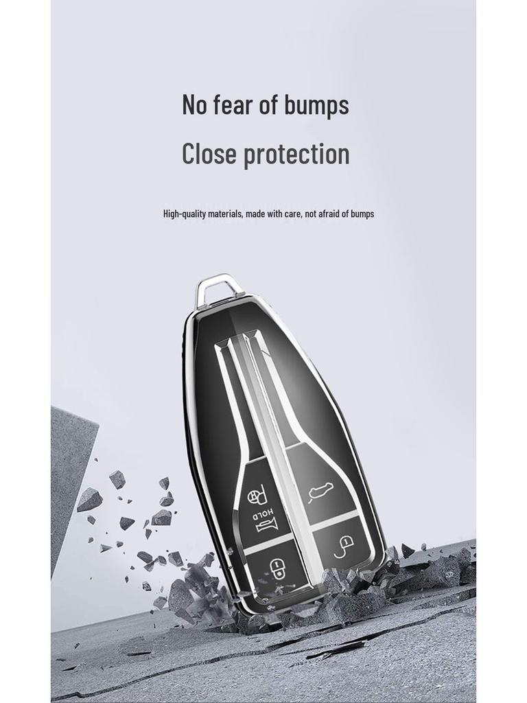 High-End Protective Key Case for Hongqi Models HS5, HS7, H5, H9, HS9, H7