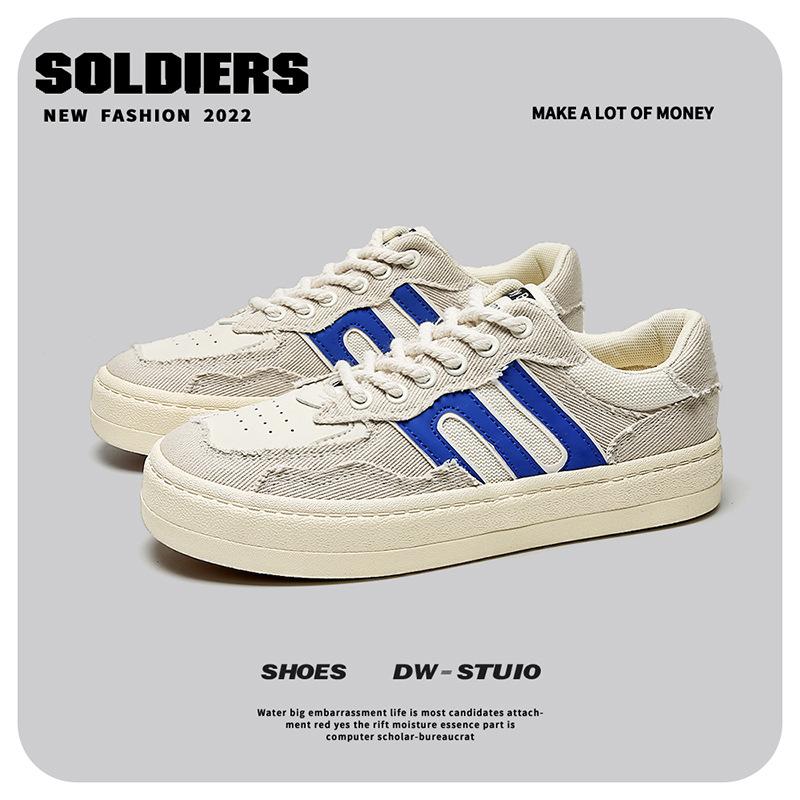 

Новые сломанные парусиновые туфли студенческие туфли модные туфли новые универсальные дышащие парусиновые туфли толстые подошвы 1365 39