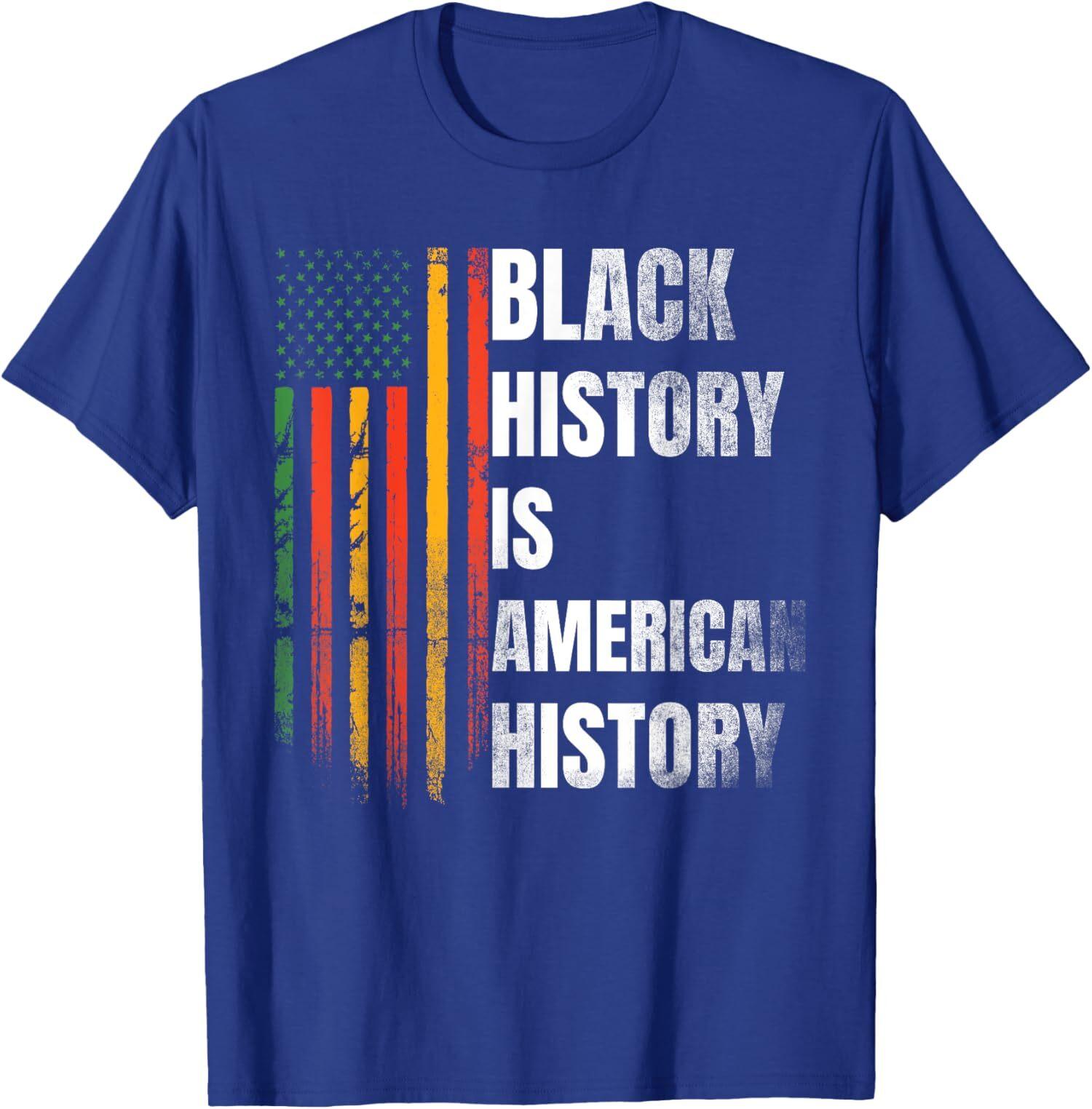 Black History Month African American Flag Black Pride Unisex T-shirt XL