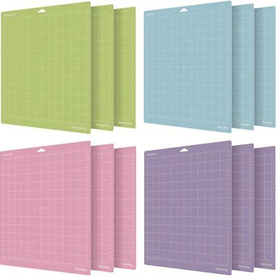 1/3 Stück Schneidematte Tragbarer Ersatz Silhouette Für Cricut Klebende PVC-Schneidematten Für Basteln Nähen