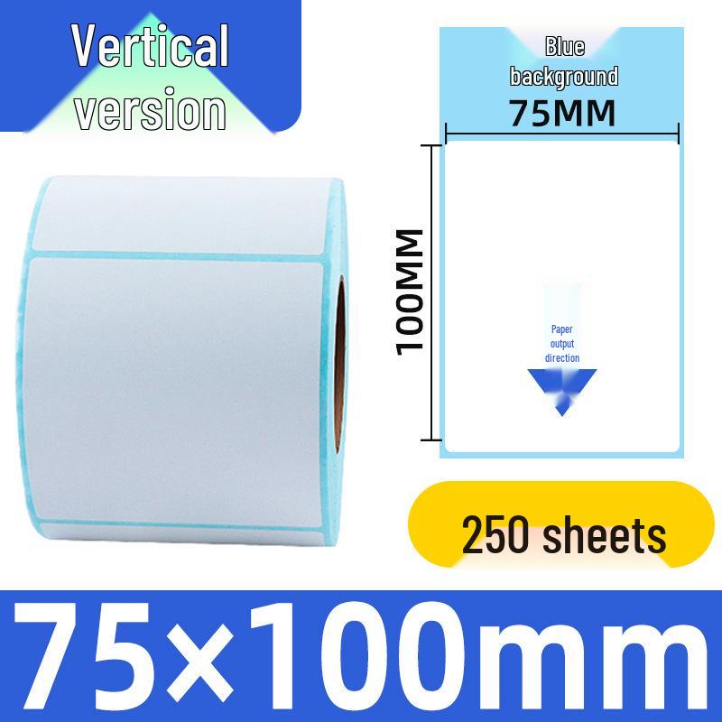 Durable 100x100 Self-Adhesive Thermal Label Paper for Supermarket Barcodes & Express Waybills