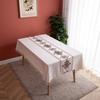 Amazon Embroidery Embroidery Auspicious Cloud Flower Letter Fringed Tablecloth Rectangular Coffee Table Tablecloth Table Cloth