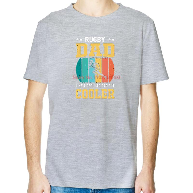 Rugby Dad Like A Regular Dad But Cooler Vintage Shirts Graphic Tee Tops TShirt New Arrival Goods Cotton Mens TShirts