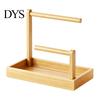 Space Saving Organizer Wooden Headband Holder Organizer, Large Capacity Storage Box, Dormitory Desk Multi Purpose Container, for Hair Accessories And