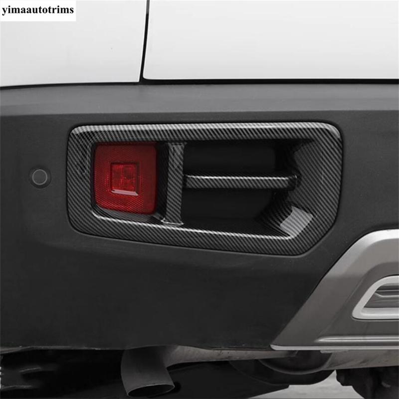 For Haval Dargo Accessories Front Rear Fog Lights Lamps Eyebrow Frame Cover Trim ABS Chrome / Carbon Fiber Exterior