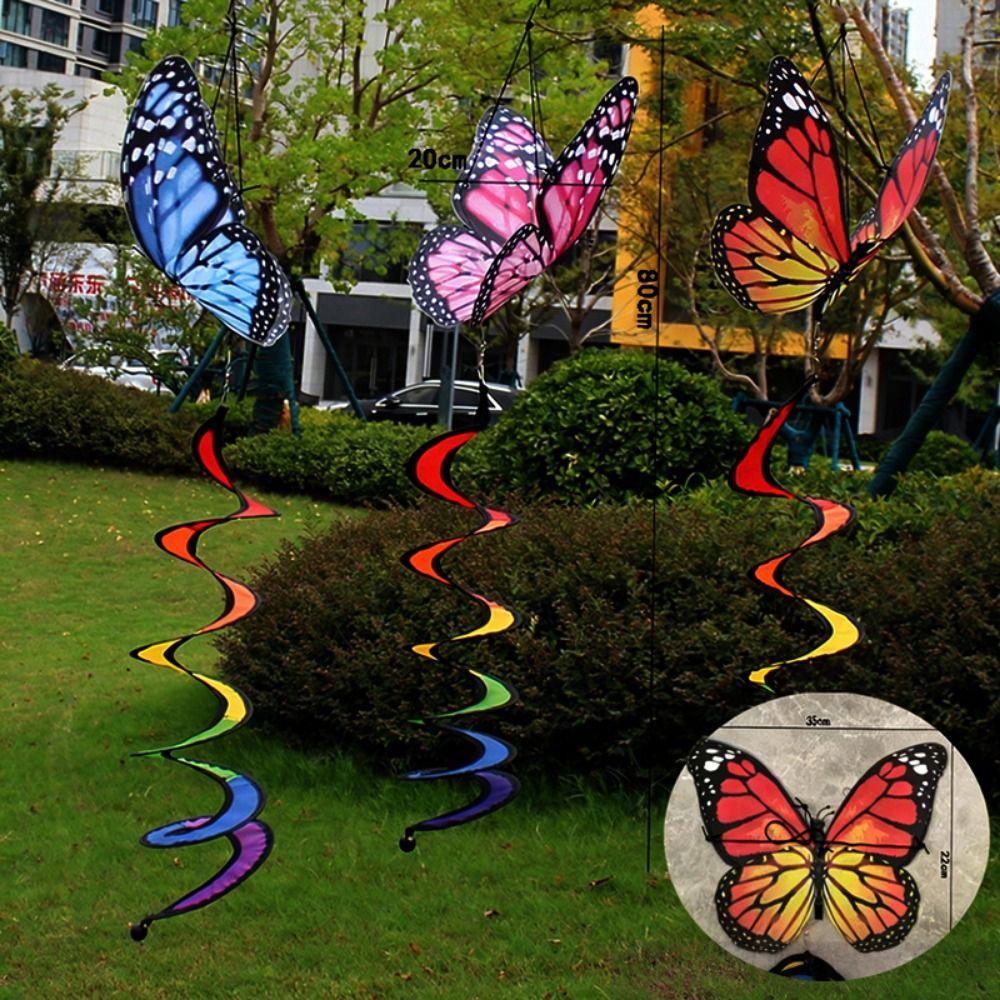 No Toxic Hanging 3D Dimensional Windmill Colorful Wind Strip Ornament Outdoor Children's Toys