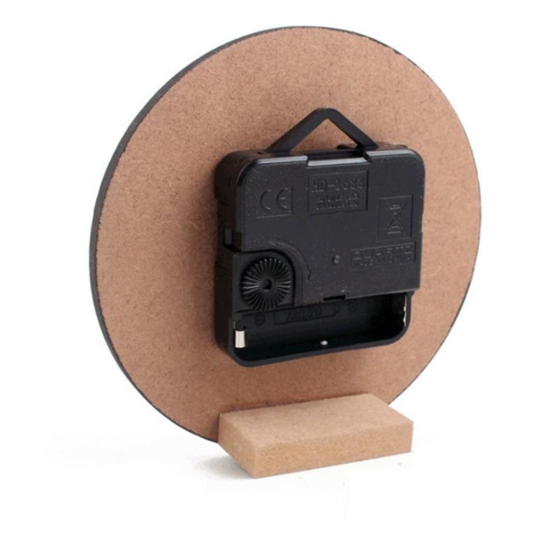 Unique Silent Wooden Round Wall Clock Home Decoration Wall Clocks,Arabic Numerals Hanging Clock for Laundry Room Decor