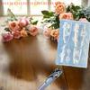 Silicone Nail Mold with 3D Rose and Bow Designs; Stamping Plates for DIY Nail Art Manicure and Decoration.
