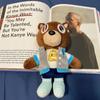 Cartoon Animal Kanye Bear Plush Toy Kanye Bear  Plush Pillow   Friends Birthday Gift