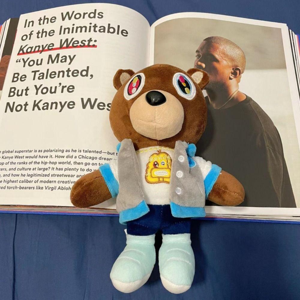 Cartoon Animal Kanye Bear Plush Toy Kanye Bear Plush Pillow Friends Birthday Gift