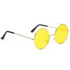 Retro Small Round Hippie Sunglasses Fashion Circle Metal Frame Sun Glasses Party Lens Eyewear for Women Men