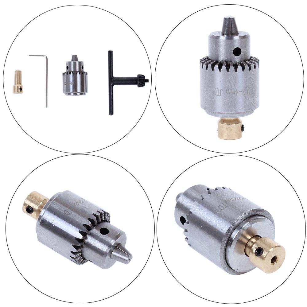 DC 12V Mini Drill Machine Electric Hand Drill Set Wood PCB Press Drilling JT0 Chuck Woodworking Tool Accessories 0.3-4mm