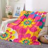 1pc Flower Pattern Blanket Warm, Cozy, And Soft, Suitable for Sofas, Beds, Cars, And Office Use.Perfect for Camping And Travel, Making It a Great Gift