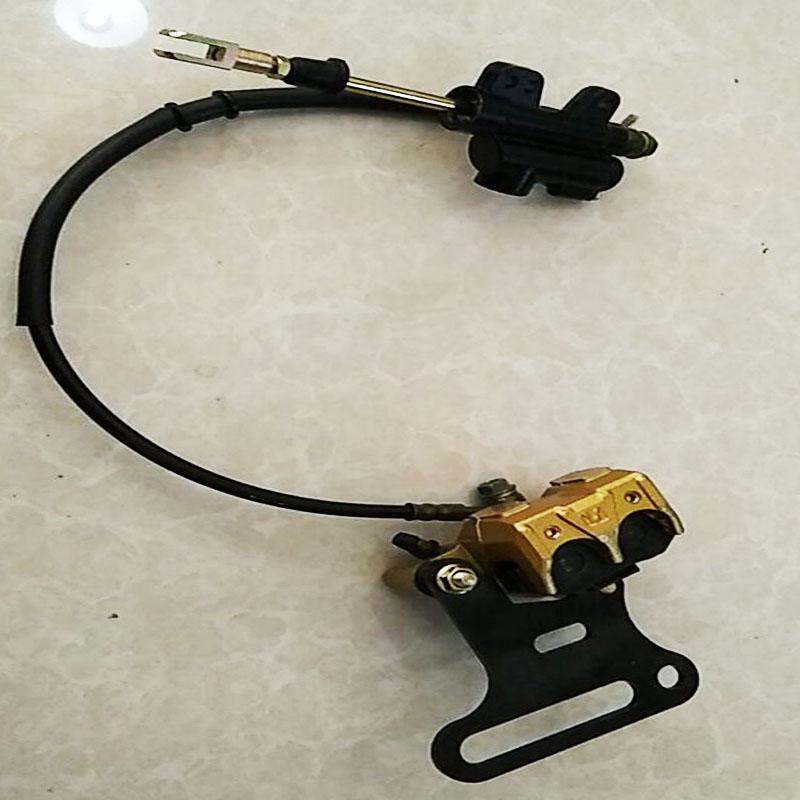 Hydraulic Rear Disc Brake Caliper With Master Cylinder & Brake Pads Brake System