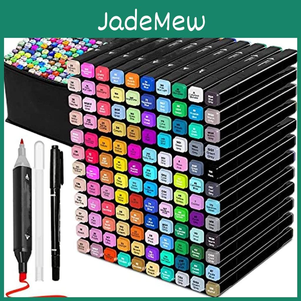 Felt Markers 18243040 Alcohol Colors Pen Manga Sketching Markers Dual Brush Art School Supplies Drawing Set School Supplies