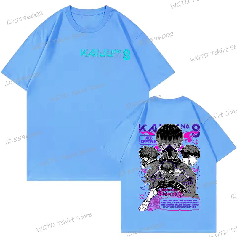 

Японское аниме Кайдзю № 8 Принтованная крутая футболка Харадзюку Мужские топы Монстр 8 Графическая аниме-футболка Мужская Женская Футболка с коротким рукавом Винтажная футболка 4XL