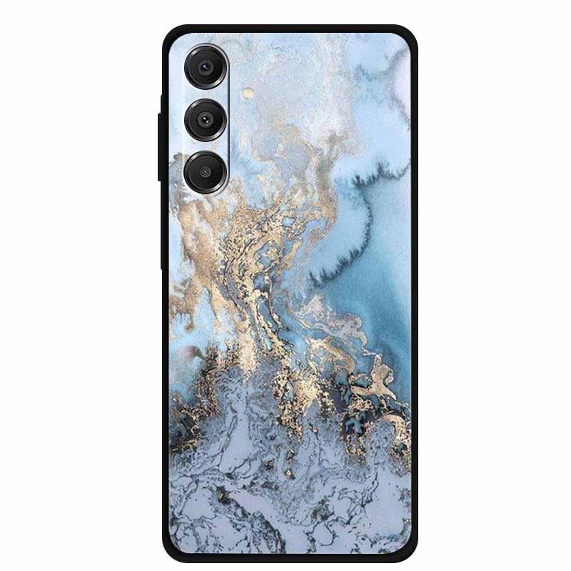 For Samsung Galaxy A14 A15 A16 5G Case Marble Soft TPU Phone Back Cover For Samsung A14 A15 4G Shockproof Silicone Painted Coque