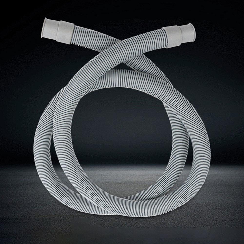 100cm Universal Washing Machine Dishwasher Drain Waste Hose Extension Pipe Connector Clamps Kit U-shaped Drain Pipe Holder