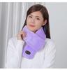 Smart Heated Scarf with Vibration Massage for Men & Women - Winter Neck Warmer, Solid Color