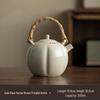 Clay Tea-Boiling Set: Charcoal Stove & Side-Handled Pot for Outdoor & Household Use.