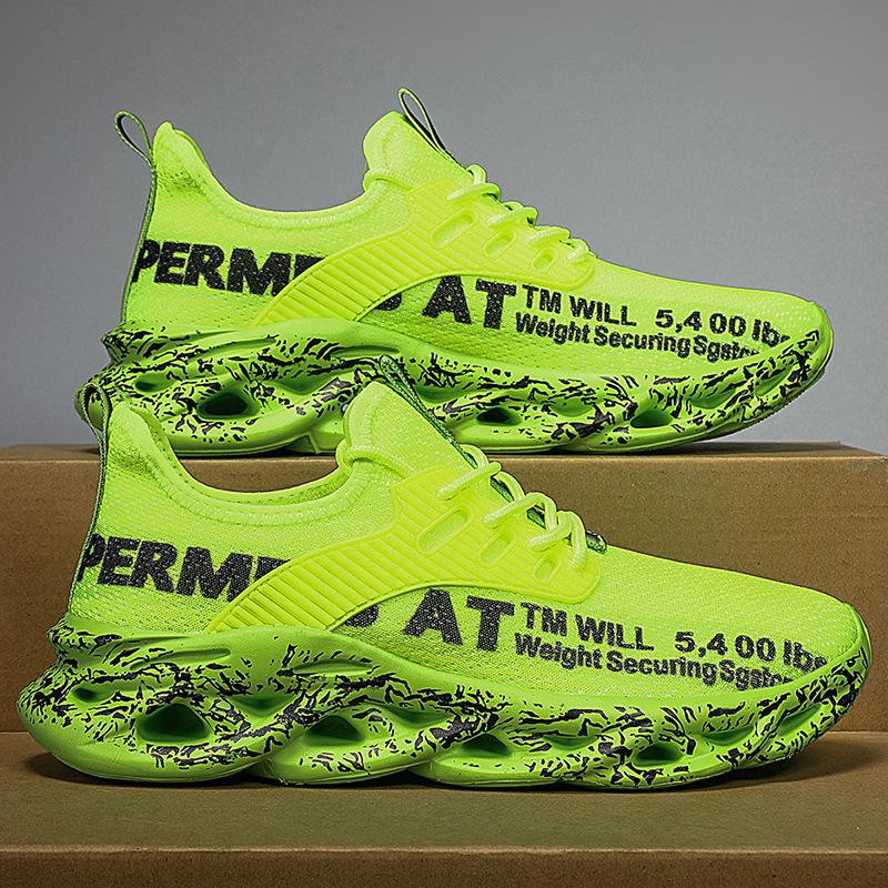 Lightweight low-top soft sole cushioning rebound flying woven mesh sports running shoes outdoor casual shoes
