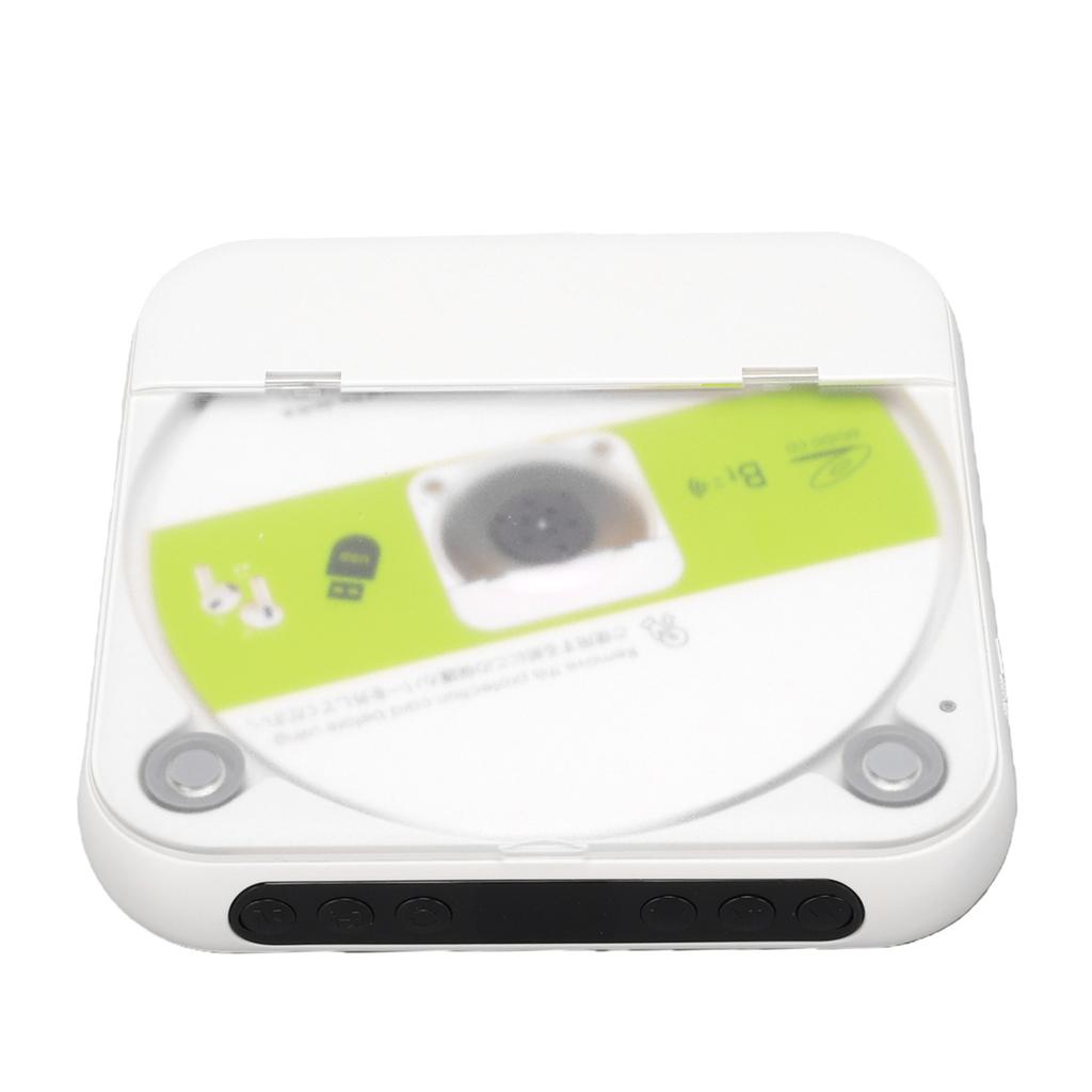 Portable CD Player High Fidelity Sound Bluetooth Car CD Player with 3.5mm AUX Port FM Radio