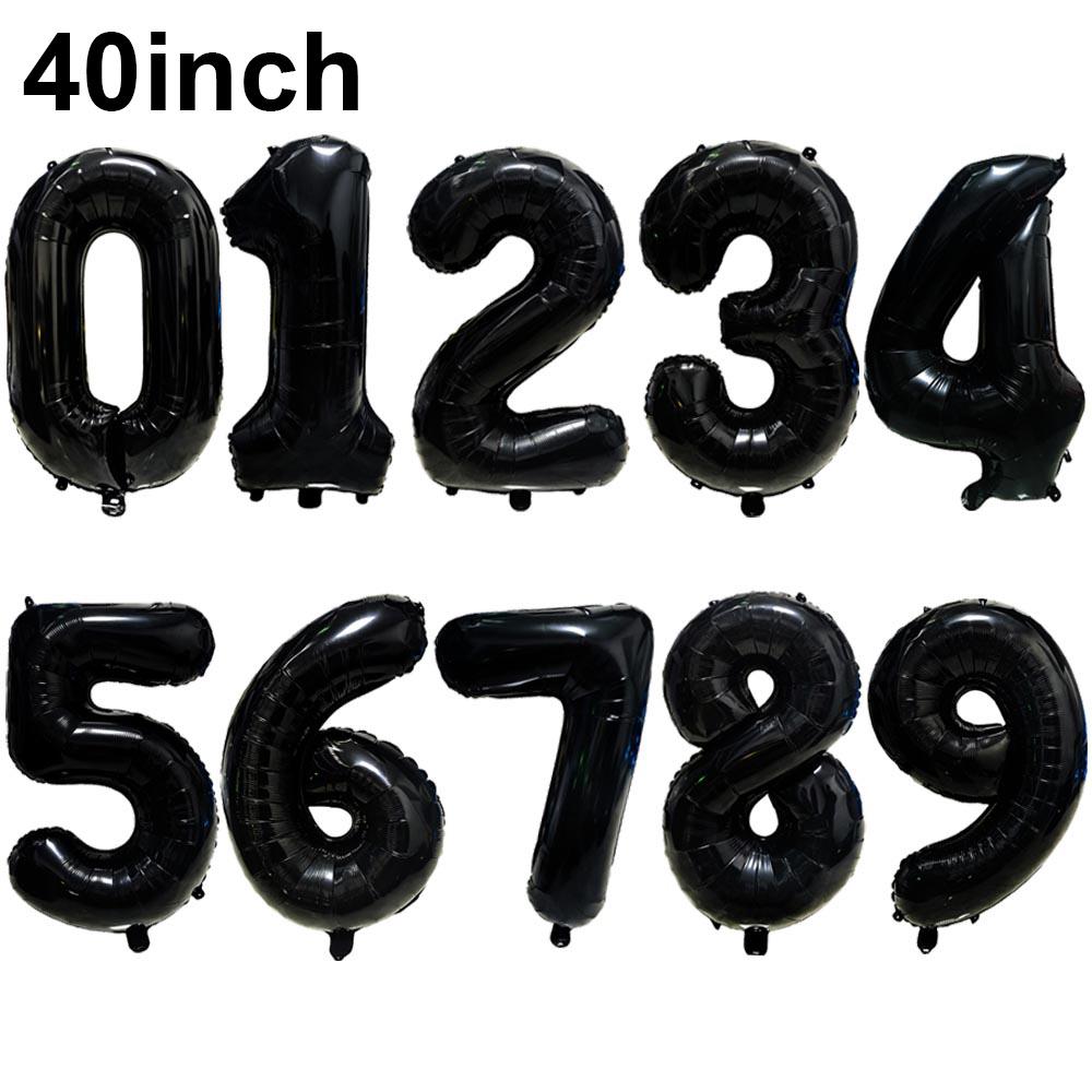 Giant 40Inch Purple Birthday Balloons 0-9 Digit Balloons for Purple Butterfly Number Birthday Party Baby Shower Decoration Favor