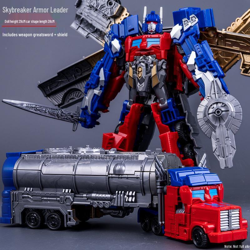 Children's Transforming Robot Alloy Action Figure: King Kong, Optimus Prime, Bumblebee, Autobot Mecha