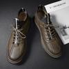Men's Brogue Shoes Thick-soled shoes Boots Non-slip Men Casual Leather Shoes Fashion Sneakers Moccasins Male Footwear