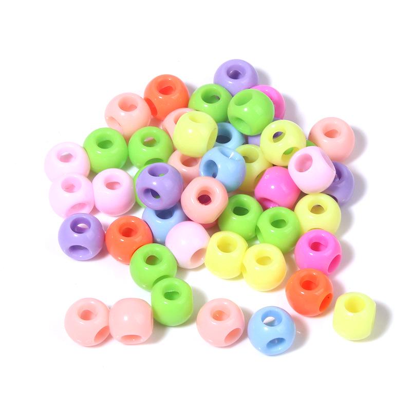 

Acrylic Candy Color Beads: Round, Starfish & Bow Shapes for DIY Jewelry 50 pieces per pack