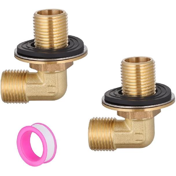 Настенный монтажный комплект для коммерческого смесителя, Настенный монтажный комплект для кухонного смесителя на фартук (90 градусов) для коммерческой кухни из нержавеющей стали