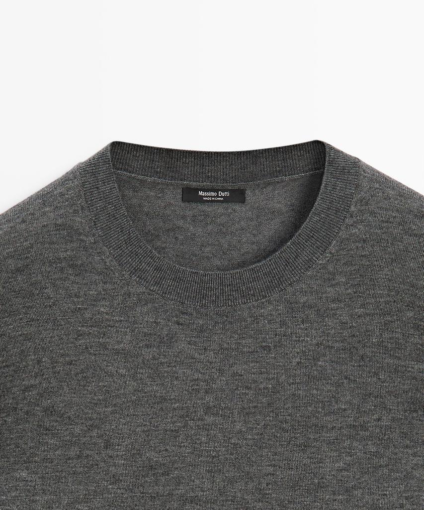 Masimodutti Wool Blend Fine Knit Sweater