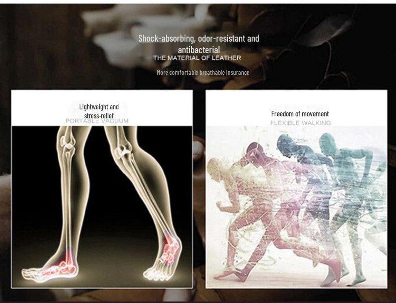 Genuine Leather Men's Outdoor Summer Flip Flops and Sandals