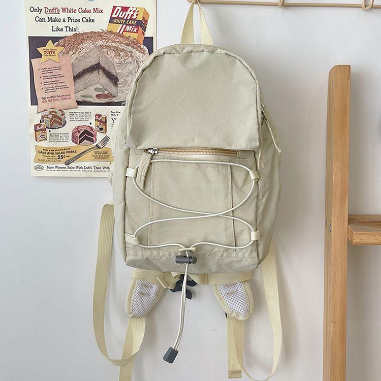 

Color Block Lightweight Outdoor Backpack for Mountaineering, Hiking, Cycling, and Travel Default білий