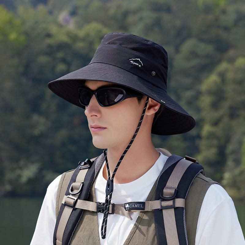 Outdoor Summer Fishing Hat With Waterproof Breathable Nylon Sunshade For Women