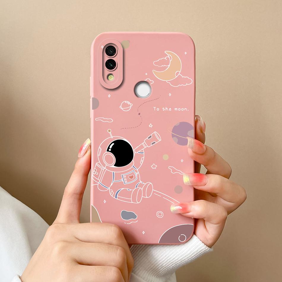Case For Xiaomi Redmi 7 Cute Candy Painted Cover For Redmi7 Soft Liquid Silicone Upgrade Lens Protection Anti Drop Phone Shell